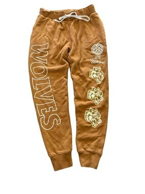 Darc Sport Wolves Fleece Joggers Brown Medium Limited Drop 211/1000 Rare